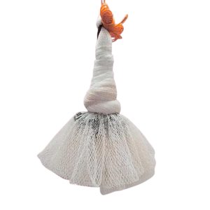 Cast Net 8ft Height | 32ft Ring | 12mm Mesh | 2.5kg Iron Weight | White