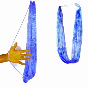 YASHNET 0.75 Finger 22mm Mesh Fishing Gillnet – Nylon Monofilament Fish Net | Small to Medium Fish Catching Net for Pond, River & Lake