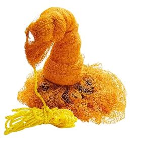Cast Net 10ft Height | 45ft Ring | 20mm Mesh | 3.5kg Iron Weight | Yellow